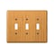 Amerelle Wall Plate, Number of Gangs: 3 gang Wood, Brown 901TTTL - alternate 1